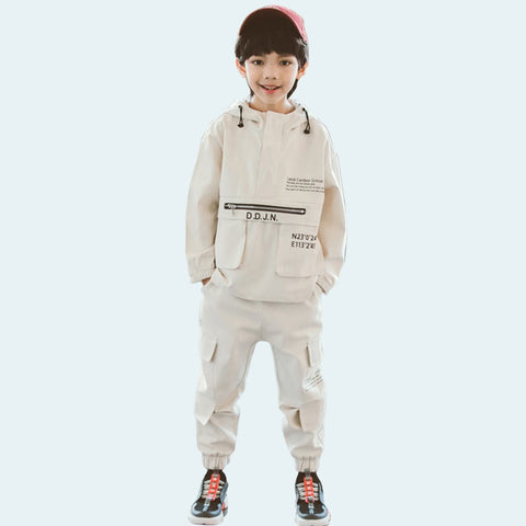 Clothes For Boys Loose Casual Hoodies & Pants Boy Clothes Set Letter Print Boys Clothes Fall Fashion Kids Suit For Boy Steetwear