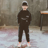 Clothes For Boys Loose Casual Hoodies & Pants Boy Clothes Set Letter Print Boys Clothes Fall Fashion Kids Suit For Boy Steetwear