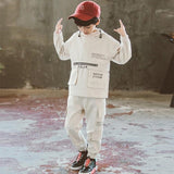 Clothes For Boys Loose Casual Hoodies & Pants Boy Clothes Set Letter Print Boys Clothes Fall Fashion Kids Suit For Boy Steetwear
