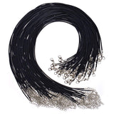 Braided Adjustable Black Leather  Handmade Necklace Pendant  Jewelry Chains