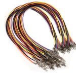 Braided Adjustable Black Leather  Handmade Necklace Pendant  Jewelry Chains