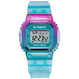 Unisex  Sports Watch LED Luminous Fashion Digital Alarm WristWatches Clocks