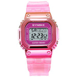Unisex  Sports Watch LED Luminous Fashion Digital Alarm WristWatches Clocks