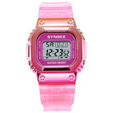 Unisex  Sports Watch LED Luminous Fashion Digital Alarm WristWatches Clocks