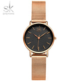 New Fashion Women Golden Wrist Watches