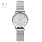 New Fashion Women Golden Wrist Watches