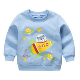 Baby Print Pullover Tee Autumn Winter Kids Sweatshirt Tops Long Sleeve T-shirt Boys Girls Child Baby Clothes