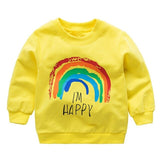 Baby Print Pullover Tee Autumn Winter Kids Sweatshirt Tops Long Sleeve T-shirt Boys Girls Child Baby Clothes