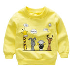 Baby Print Pullover Tee Autumn Winter Kids Sweatshirt Tops Long Sleeve T-shirt Boys Girls Child Baby Clothes