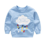 Baby Print Pullover Tee Autumn Winter Kids Sweatshirt Tops Long Sleeve T-shirt Boys Girls Child Baby Clothes