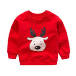 Baby Print Pullover Tee Autumn Winter Kids Sweatshirt Tops Long Sleeve T-shirt Boys Girls Child Baby Clothes