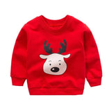 Baby Print Pullover Tee Autumn Winter Kids Sweatshirt Tops Long Sleeve T-shirt Boys Girls Child Baby Clothes