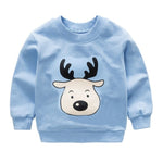 Baby Print Pullover Tee Autumn Winter Kids Sweatshirt Tops Long Sleeve T-shirt Boys Girls Child Baby Clothes