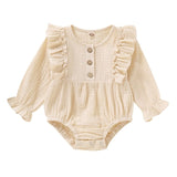 0-18M Baby Girl Romper Spring Newborn Baby Clothes For Girls Long Sleeve Kids Boys Jumpsuit Baby Boys Outfits Clothes Summer
