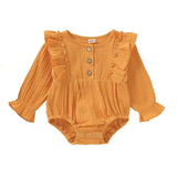 0-18M Baby Girl Romper Spring Newborn Baby Clothes For Girls Long Sleeve Kids Boys Jumpsuit Baby Boys Outfits Clothes Summer