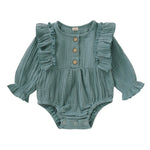 0-18M Baby Girl Romper Spring Newborn Baby Clothes For Girls Long Sleeve Kids Boys Jumpsuit Baby Boys Outfits Clothes Summer