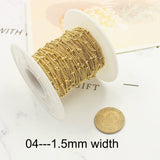 Bracelets Necklace Jewelry Stainless Steel Chain 1.5mm 2.0mm