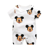 2020 cartoon anime short Newborn Baby Clothes pure cotton Summer Rompers Kids Baby Girl Jumpsuit Toddler Costume for boys romper
