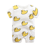 2020 cartoon anime short Newborn Baby Clothes pure cotton Summer Rompers Kids Baby Girl Jumpsuit Toddler Costume for boys romper