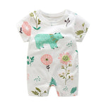 2020 cartoon anime short Newborn Baby Clothes pure cotton Summer Rompers Kids Baby Girl Jumpsuit Toddler Costume for boys romper