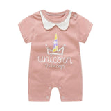 2020 cartoon anime short Newborn Baby Clothes pure cotton Summer Rompers Kids Baby Girl Jumpsuit Toddler Costume for boys romper