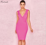 Up to 90%Off Big Sale!!!10th Anniversay Shopping Festival!2020 Summer High Quality Women Sexy Orange Bodycon Bandage Dress