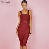 Up to 90%Off Big Sale!!!10th Anniversay Shopping Festival!2020 Summer High Quality Women Sexy Wine Bodycon Bandage Dress