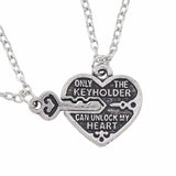 BFF Best Friends Forever Necklaces For Women Cute Rainbow Rhinestone Couple Pendants Love Heart Handmade Jewelry Birthday Gifts