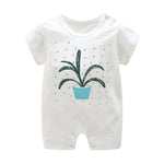 2020 cartoon anime short Newborn Baby Clothes pure cotton Summer Rompers Kids Baby Girl Jumpsuit Toddler Costume for boys romper