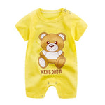 2020 Cheap cotton Baby romper Short Sleeve baby clothing One Piece Summer Unisex Baby Clothes girl and boy jumpsuits Giraffe