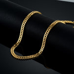 Gold Chain For Men Necklace Gold Color Stainless Steel