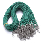 Black Braided Rope Necklaces Lobster clasp Rope Chain