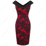 Women Elegant V Neck  Casual Dress Sexy Sleeveless Summer Dress