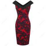 Women Elegant V Neck  Casual Dress Sexy Sleeveless Summer Dress