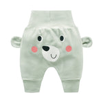 Baby cute pants boys girl cartoon high waist protection belly children toddler spring autumn newborn infant trousers cheap stuff