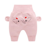 Baby cute pants boys girl cartoon high waist protection belly children toddler spring autumn newborn infant trousers cheap stuff