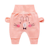 Baby cute pants boys girl cartoon high waist protection belly children toddler spring autumn newborn infant trousers cheap stuff