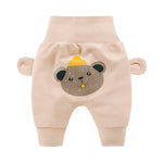 Baby cute pants boys girl cartoon high waist protection belly children toddler spring autumn newborn infant trousers cheap stuff