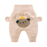 Baby cute pants boys girl cartoon high waist protection belly children toddler spring autumn newborn infant trousers cheap stuff
