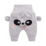 Baby cute pants boys girl cartoon high waist protection belly children toddler spring autumn newborn infant trousers cheap stuff
