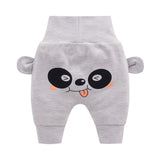Baby cute pants boys girl cartoon high waist protection belly children toddler spring autumn newborn infant trousers cheap stuff