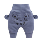 Baby cute pants boys girl cartoon high waist protection belly children toddler spring autumn newborn infant trousers cheap stuff