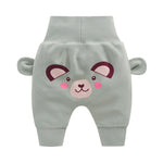 Baby cute pants boys girl cartoon high waist protection belly children toddler spring autumn newborn infant trousers cheap stuff