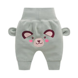 Baby cute pants boys girl cartoon high waist protection belly children toddler spring autumn newborn infant trousers cheap stuff