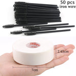 Eyelash Extension Disposable Eyebrow brush Mascara Wand Applicator Spoolers Eye Lashes Cosmetic Brushes Set makeup tools