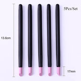 NICOLE DIARY UV Gel Brush Liner Painting Pen Acrylic Drawing Brush for Nails Gradient Rhinestone Handle  Nail Art Tool