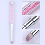 NICOLE DIARY UV Gel Brush Liner Painting Pen Acrylic Drawing Brush for Nails Gradient Rhinestone Handle  Nail Art Tool