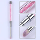 NICOLE DIARY UV Gel Brush Liner Painting Pen Acrylic Drawing Brush for Nails Gradient Rhinestone Handle  Nail Art Tool