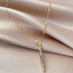 Steel Necklace Simple Fashionable Clavicle Chain Women's Jewelry
