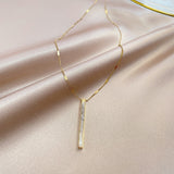 Steel Necklace Simple Fashionable Clavicle Chain Women's Jewelry